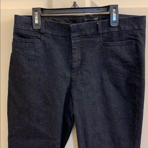 Banana republic Sloan crop slit pocket denim pant